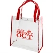 Clear PVC Tote Bag | https://www.bestnamebadges.com