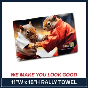 Rally/Golf Towel - 11"w x 18"h - (Full Color Dye Sublimated)
