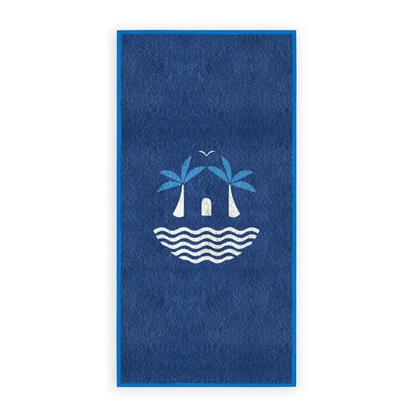 Custom Cotton Beach Towels - 16"x25" to 70"x40"