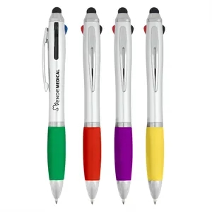 3-In-One Pen With Stylus | https://www.bestnamebadges.com