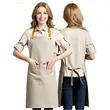 14 oz. Custom Canvas Kitchen Apron w/ 2 front pockets | https://www.bestnamebadges.com