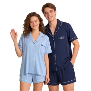 Premium Modal Short Sleeve Pajamas Set