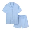 Premium Modal Short Sleeve Pajamas Set | https://www.bestnamebadges.com