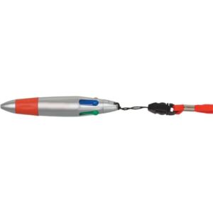 4-Color Pen on a Lanyard