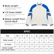 Unisex Full Zip Contrast Varsity Cardigan Jacket With Pocket | https://www.bestnamebadges.com