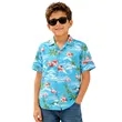 Youth 135G 4-Way Stretch Hawaiian Shirts | https://www.bestnamebadges.com