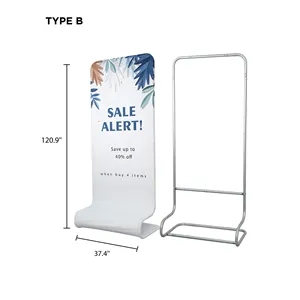 Snake Fabric Display Stands Replacement Graphic B
