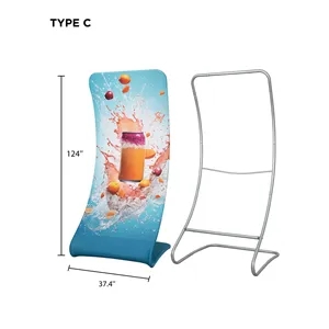 Snake Fabric Display Stands Replacement Graphic C