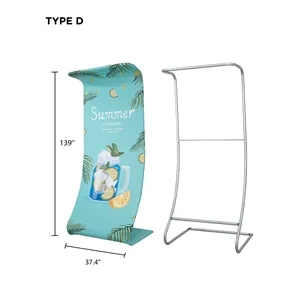 Snake Fabric Display Stands Replacement Graphic D