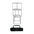 Rotating 3D Fabric Cube Display Hardware 2.5ft | https://www.bestnamebadges.com
