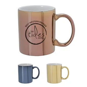 12 Oz. Iridescent Ceramic Mug | https://www.bestnamebadges.com