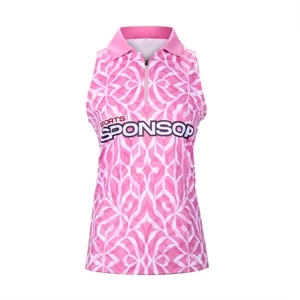 Women's Sublimated Sleeveless Performance Polo Shirt