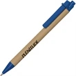 Eco Spiral Notebook with Paper Barrel Pen | https://www.bestnamebadges.com