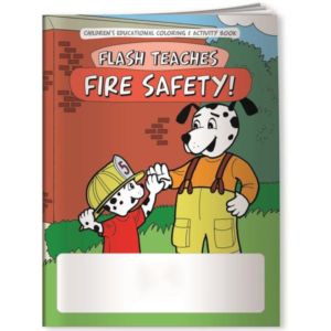 Coloring Book - Flash Teaches Fire Safety