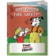 Coloring Book - Flash Teaches Fire Safety | https://www.bestnamebadges.com