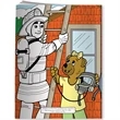 Coloring Book - Firefighters in Uniform | https://www.bestnamebadges.com