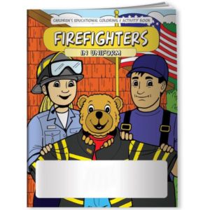 Coloring Book - Firefighters in Uniform