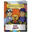 Coloring Book - Firefighters in Uniform | https://www.bestnamebadges.com