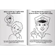 Coloring Book - My Visit With a Police Officer | https://www.bestnamebadges.com