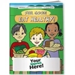 Coloring Book - Feel Good! Eat Healthy! | https://www.bestnamebadges.com