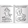 Coloring Book - Feel Good! Eat Healthy! (Spanish) | https://www.bestnamebadges.com