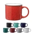 13 oz. Ceramic Campfire Coffee Mugs | https://www.bestnamebadges.com