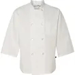 Chef Designs Three-Quarter Sleeve Chef Coat - 0402 | https://www.bestnamebadges.com
