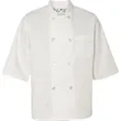 Chef Designs Half Sleeve Chef Coat - 0404 | https://www.bestnamebadges.com