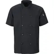 Chef Designs Mimix™ Short Sleeve Chef Coat With OilBlok -... | https://www.bestnamebadges.com