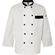 Chef Designs Garnish Chef Coat - KT74 | https://www.bestnamebadges.com