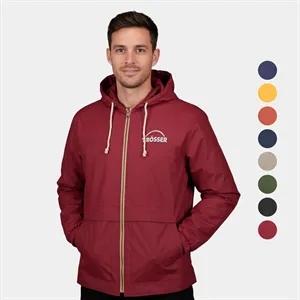 Weatherproof® Vintage Hooded Water-Resistant Rain Jacket