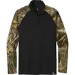 Russell Outdoors Realtree Colorblock Performance 1/4-Zip | https://www.bestnamebadges.com