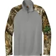 Russell Outdoors Realtree Colorblock Performance 1/4-Zip | https://www.bestnamebadges.com