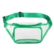 Clear Fanny Pack With Two Zipper Pockets | https://www.bestnamebadges.com