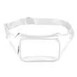 Clear Fanny Pack With Two Zipper Pockets | https://www.bestnamebadges.com