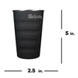 Grizzly 16 oz Grip Field Pint Cup | https://www.bestnamebadges.com