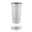 12 Oz. Top Cup Full Color Aluminum Cup | https://www.bestnamebadges.com