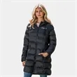 Weatherproof® Ladies 3/4 Length Puffer Jacket with Hood | https://www.bestnamebadges.com