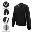Men's V-Neck Raglan Long Sleeve Wind Jacket | https://www.bestnamebadges.com