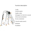 EDC Portable Multi Tool Keychain | https://www.bestnamebadges.com