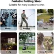 Portable Folding Stool With Carry Bag | https://www.bestnamebadges.com