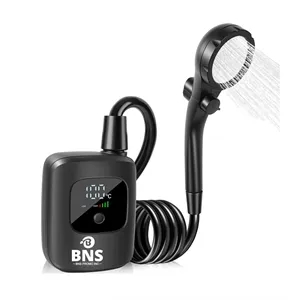 Portable Electric Camping Shower with Rechargeable Battery