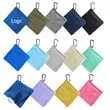 Golf Ball Towel With D Clip | https://www.bestnamebadges.com