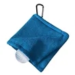 Golf Ball Towel With D Clip | https://www.bestnamebadges.com