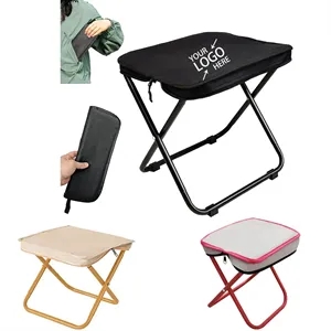 Portable Folding Stool With Carry Bag