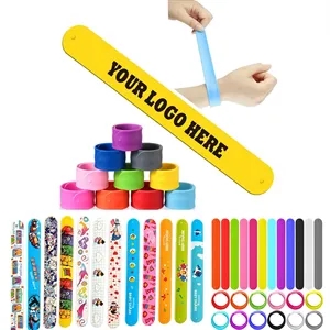 Silicone Slap Bracelet Customizable Wristband