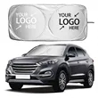 Foldable Car Windshield Sun Shade Reflective Cover | https://www.bestnamebadges.com