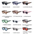 Trendy Square Frame  Fashion Sunglasses | https://www.bestnamebadges.com