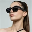 Trendy Square Frame  Fashion Sunglasses | https://www.bestnamebadges.com