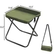 Foldable Camping Stool with Storage Bag and Shoulder Strap | https://www.bestnamebadges.com